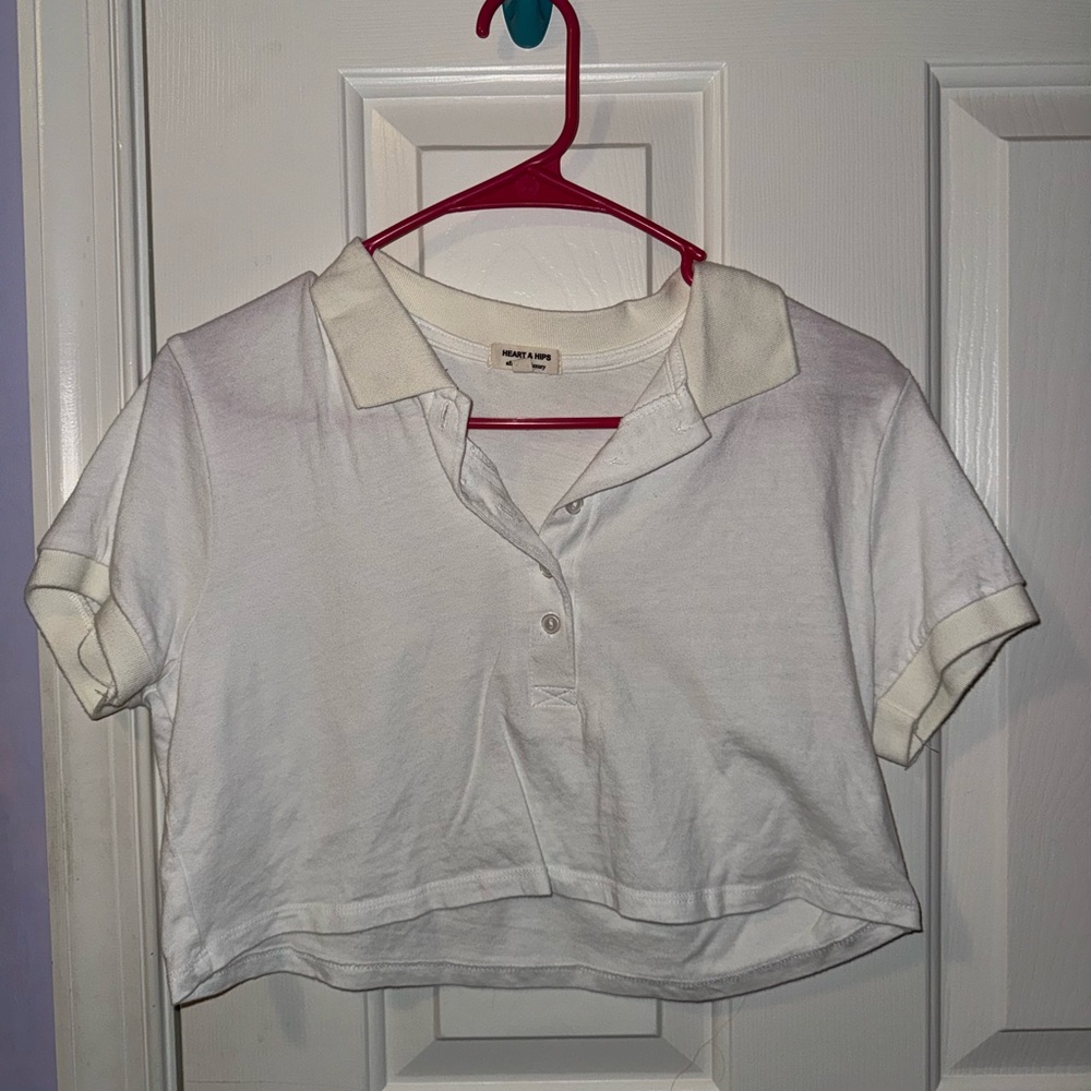 Kids White Polo Shirt